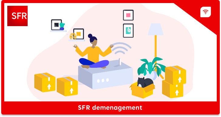 Comment déménager sa box SFR en Janvier 2024 ?
